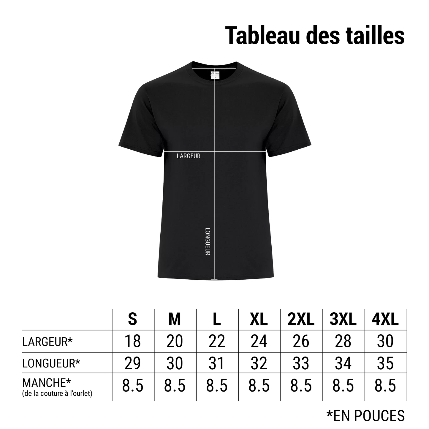 T-SHIRT MANCHES COURTES - MEC